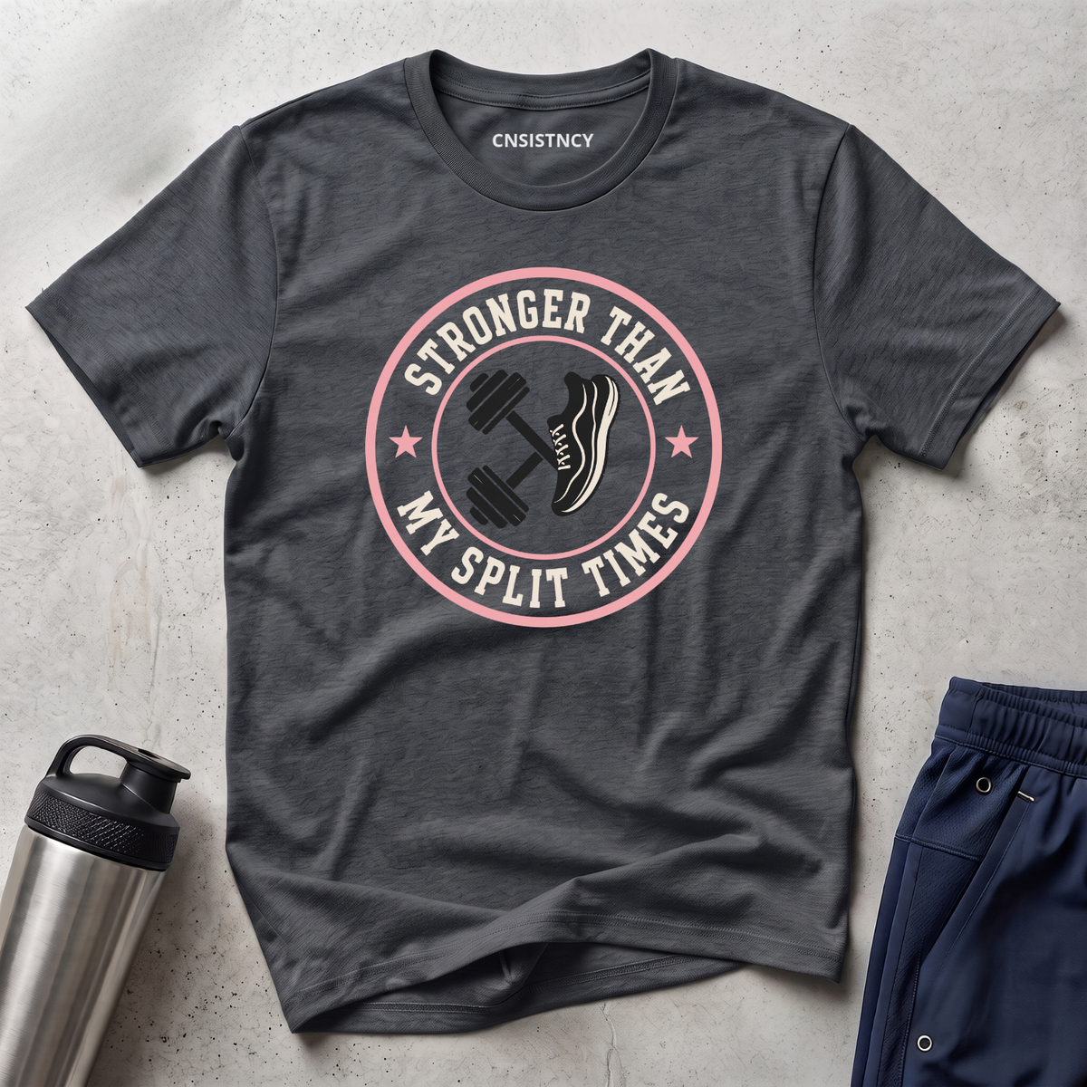 Stronger Than My Split Times T-Shirt