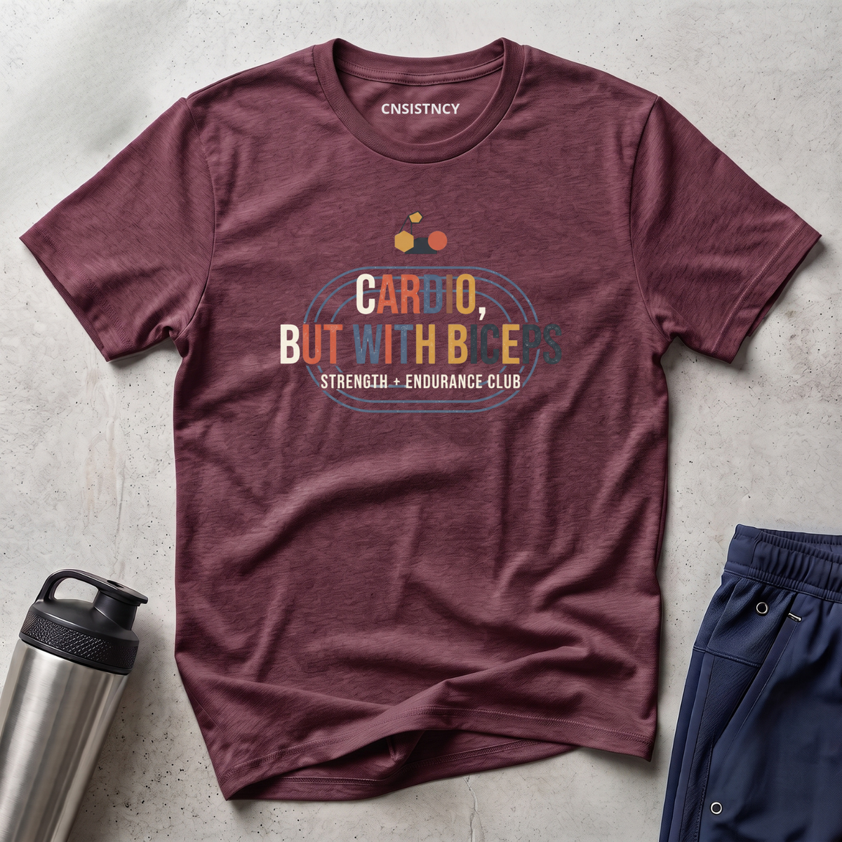 Cardio With Biceps T-Shirt