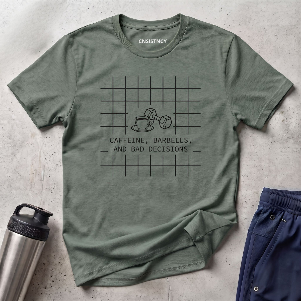 Caffeine Barbells T-Shirt