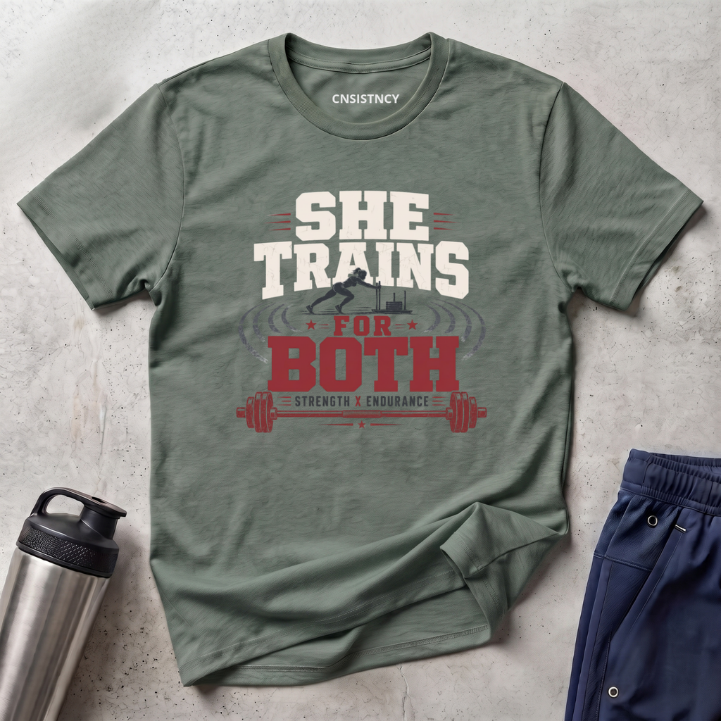 She Trains For Both T-Shirt