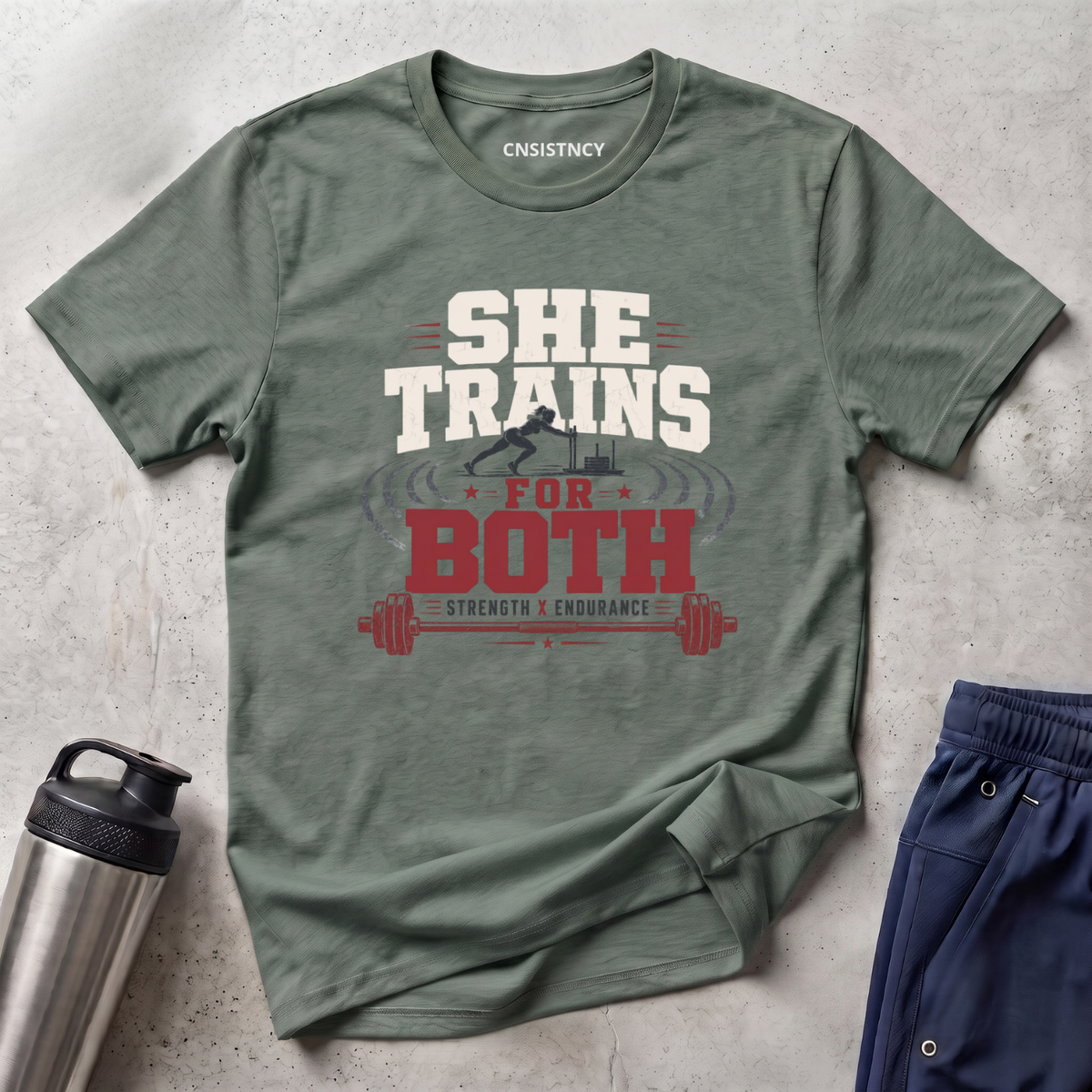 She Trains For Both T-Shirt